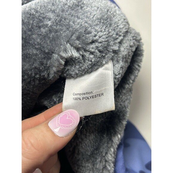 Men's M Winter Skiing Jacket Blue Camo Fleece Coat Insulated Thermal Waterproof - Picture 8 of 11